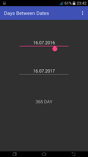 اسکرین شات 2 برنامه Days Between Dates