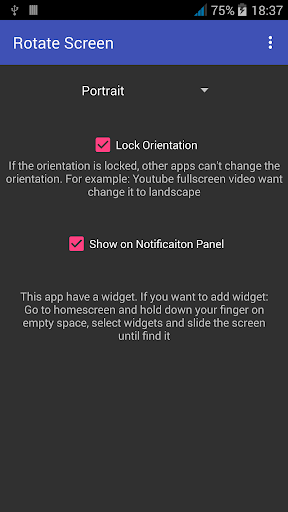 اسکرین شات 1 برنامه Rotate Screen 2