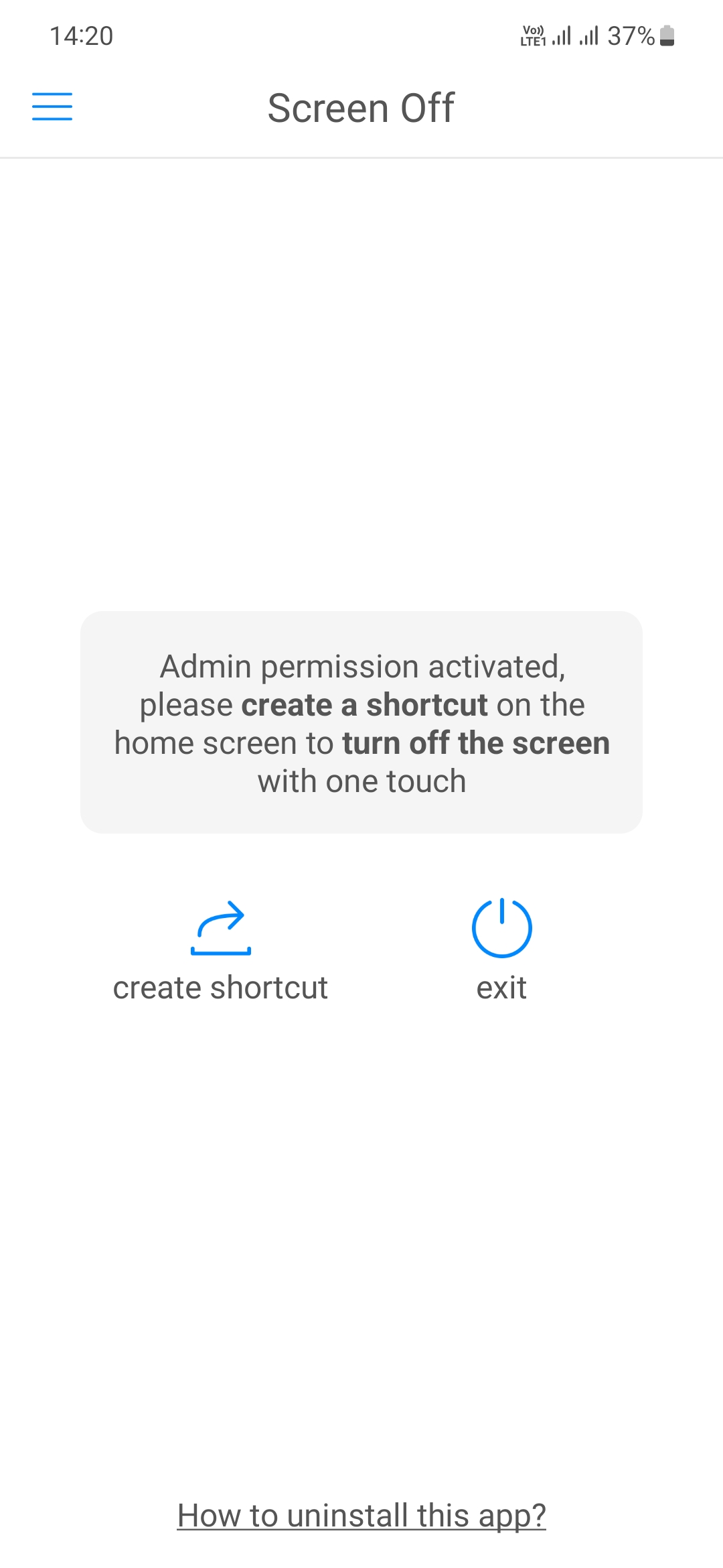 اسکرین شات برنامه Screen Off And Lock Screen 3