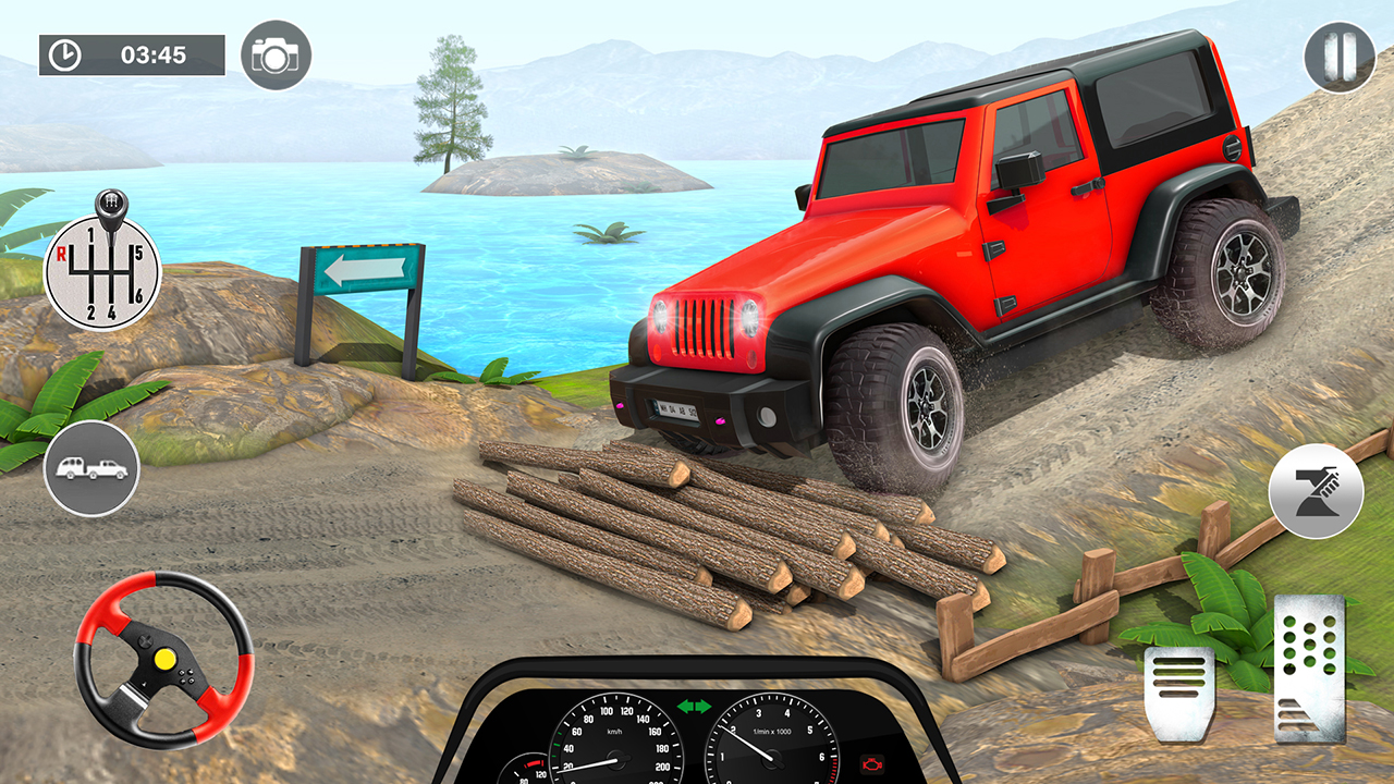 اسکرین شات 4 بازی Offroad Car Parking: Car Games