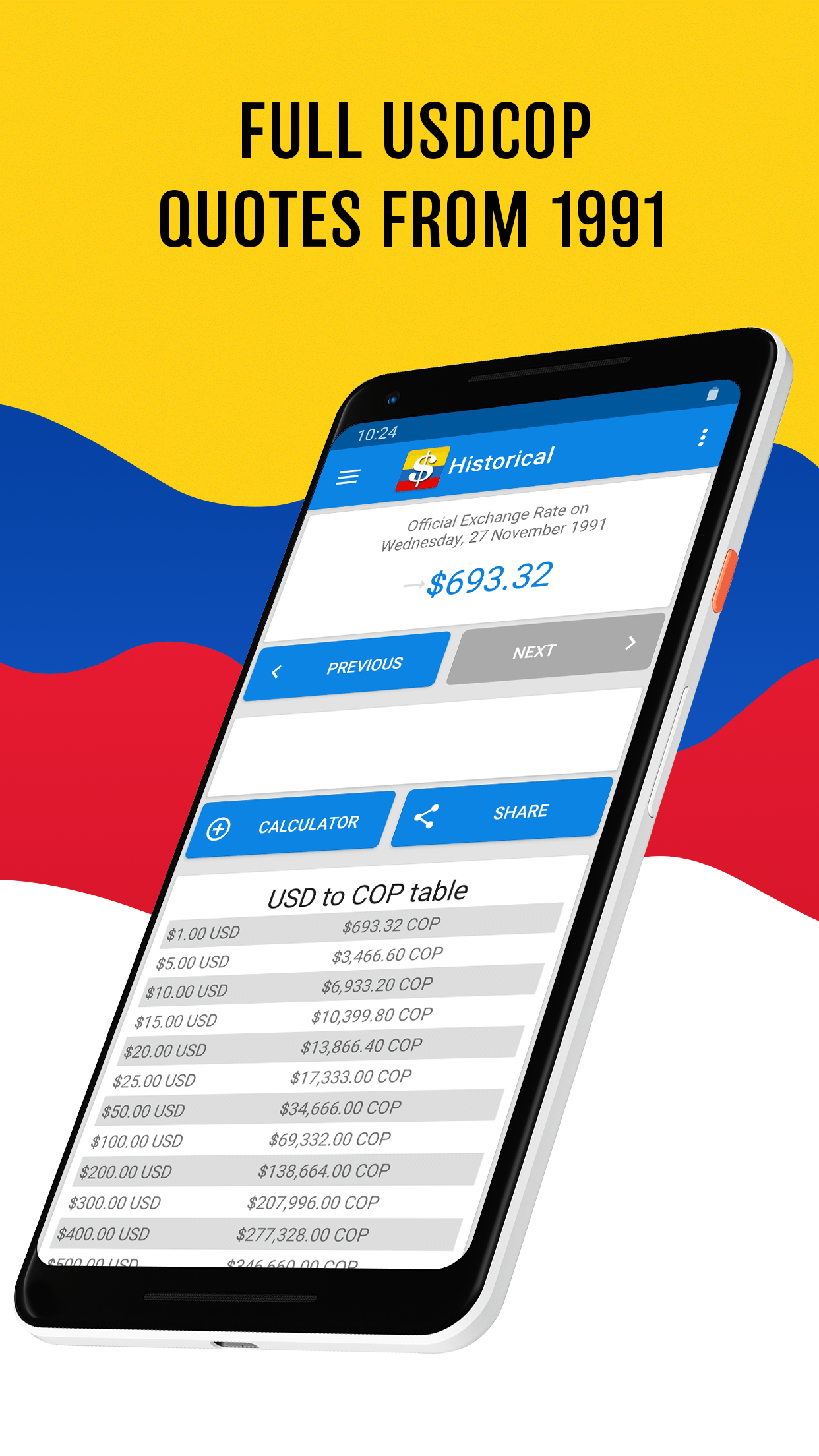 اسکرین شات 4 برنامه Dollar Colombia