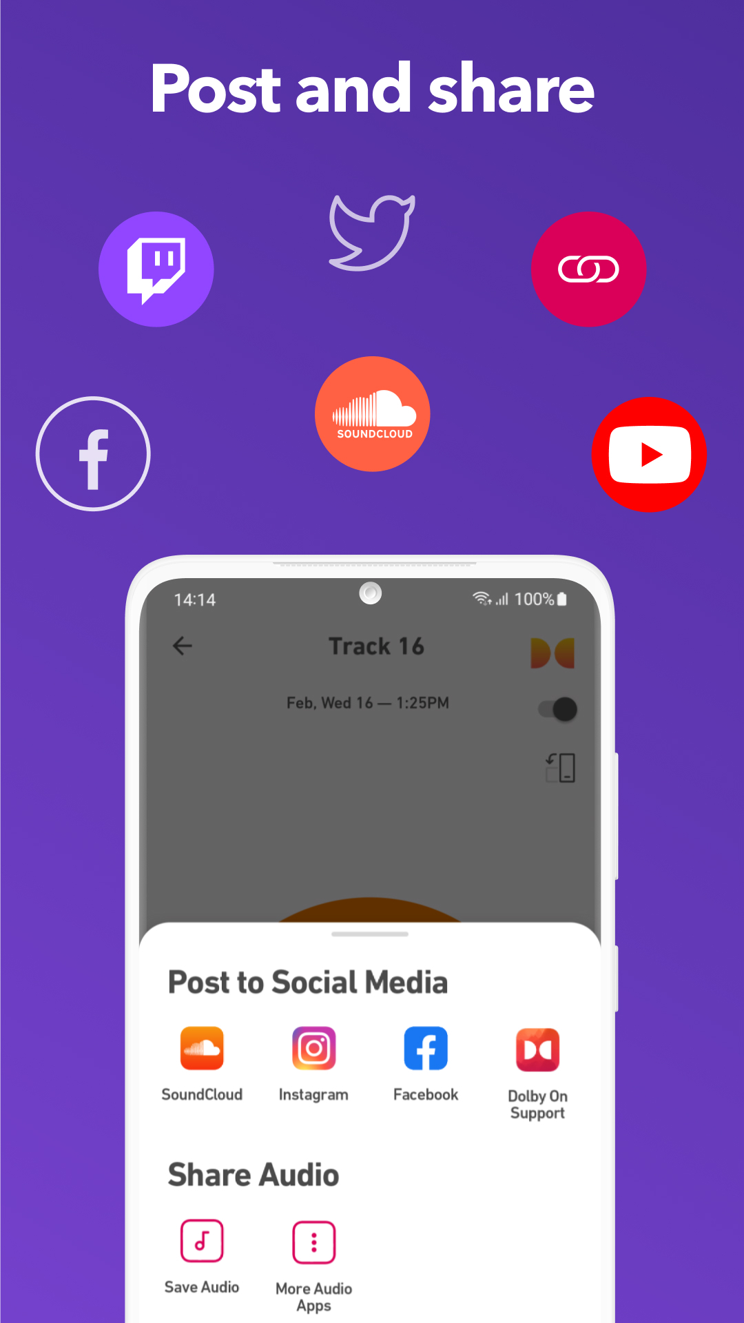 اسکرین شات 7 برنامه dolby on