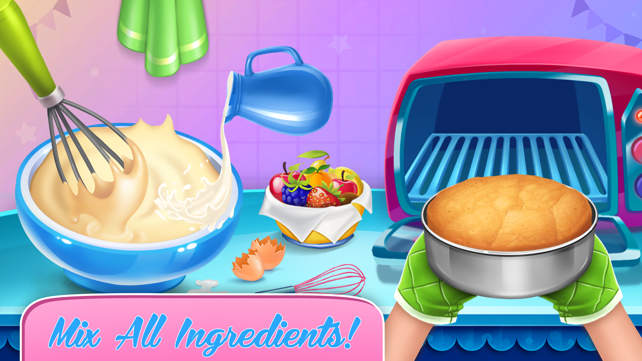 اسکرین شات 2 بازی Doll cake decorating Cake Game