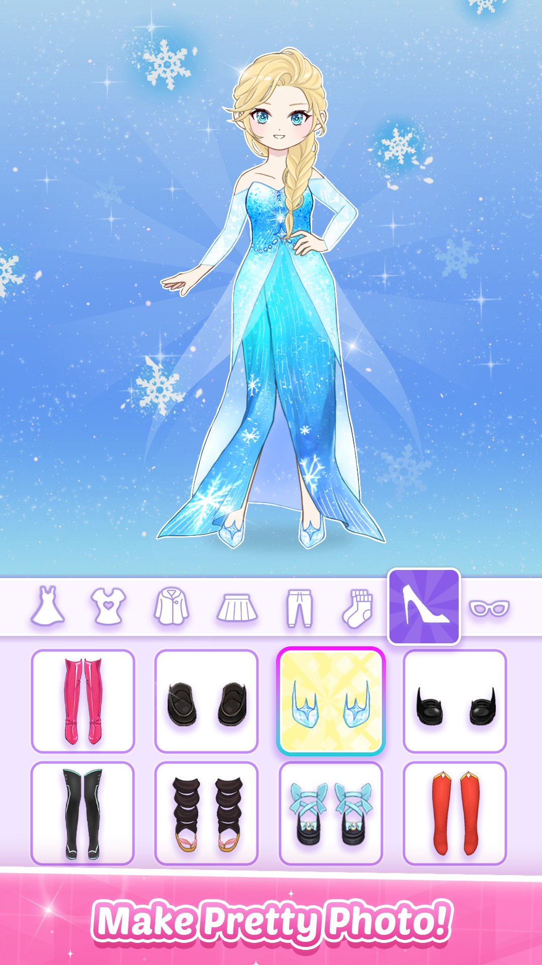 اسکرین شات 6 بازی Anime Dress Up & Makeup Doll