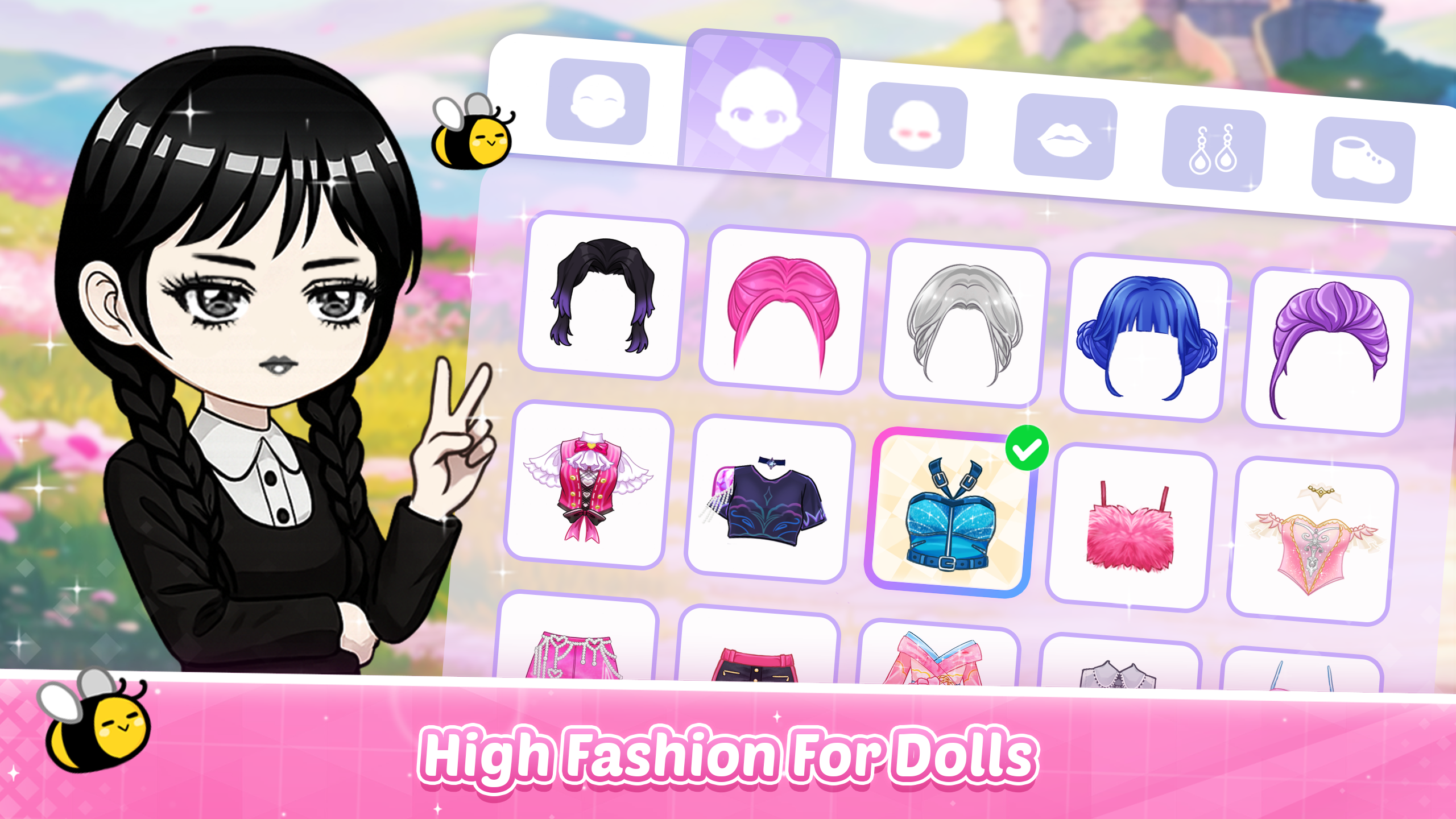 اسکرین شات 4 بازی Anime Dress Up & Makeup Doll