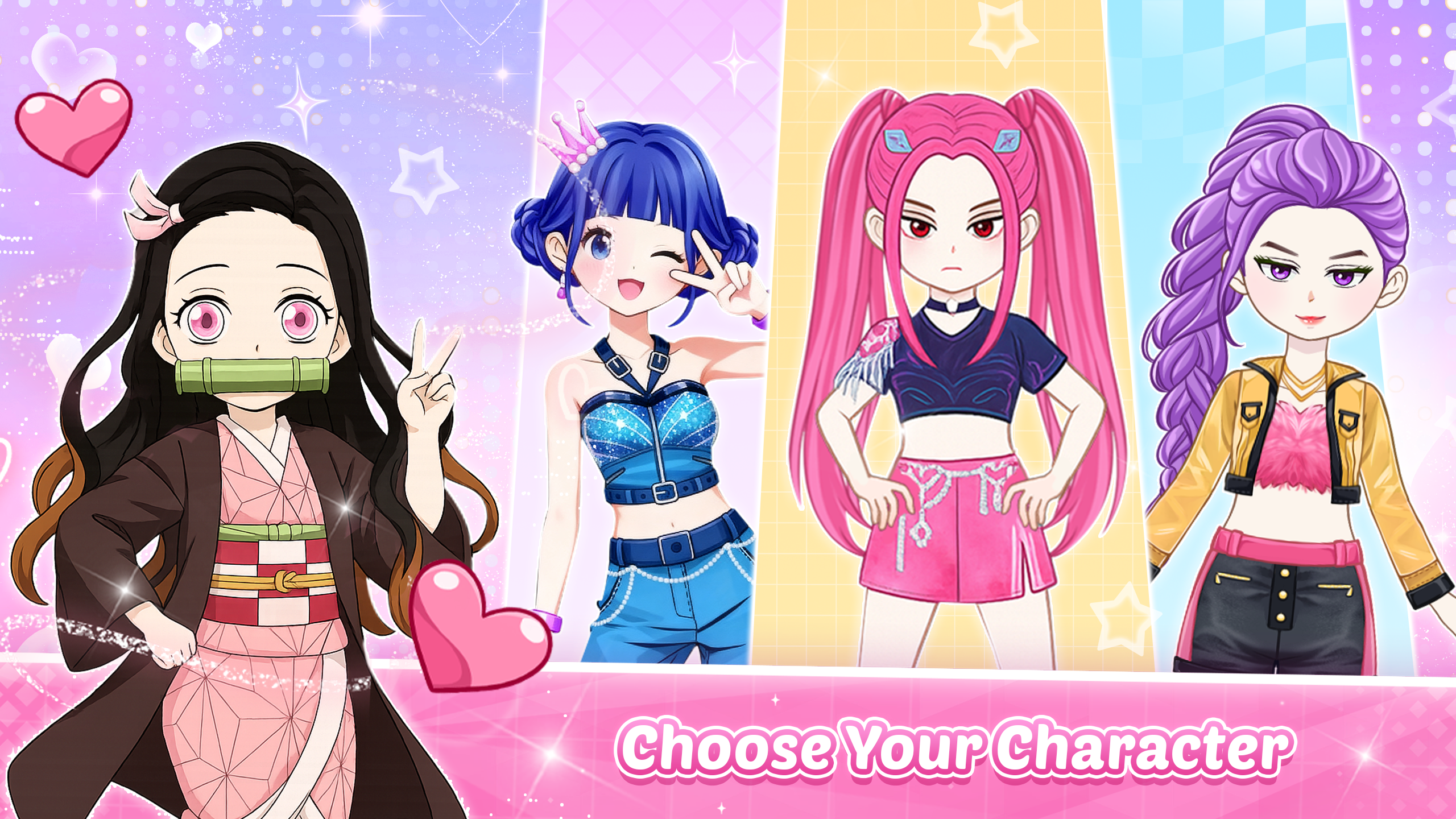 اسکرین شات 1 بازی Anime Dress Up & Makeup Doll