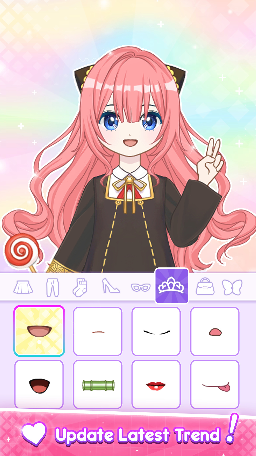 اسکرین شات 5 بازی Anime Dress Up & Makeup Doll