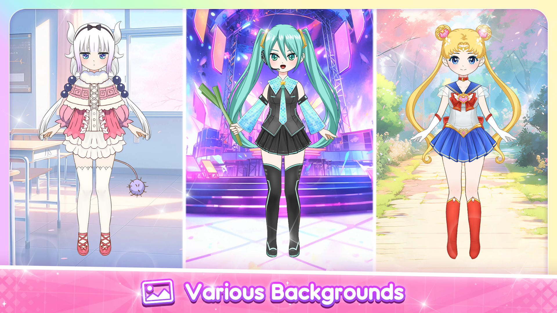اسکرین شات 6 بازی Anime Dress Up & Makeup Doll