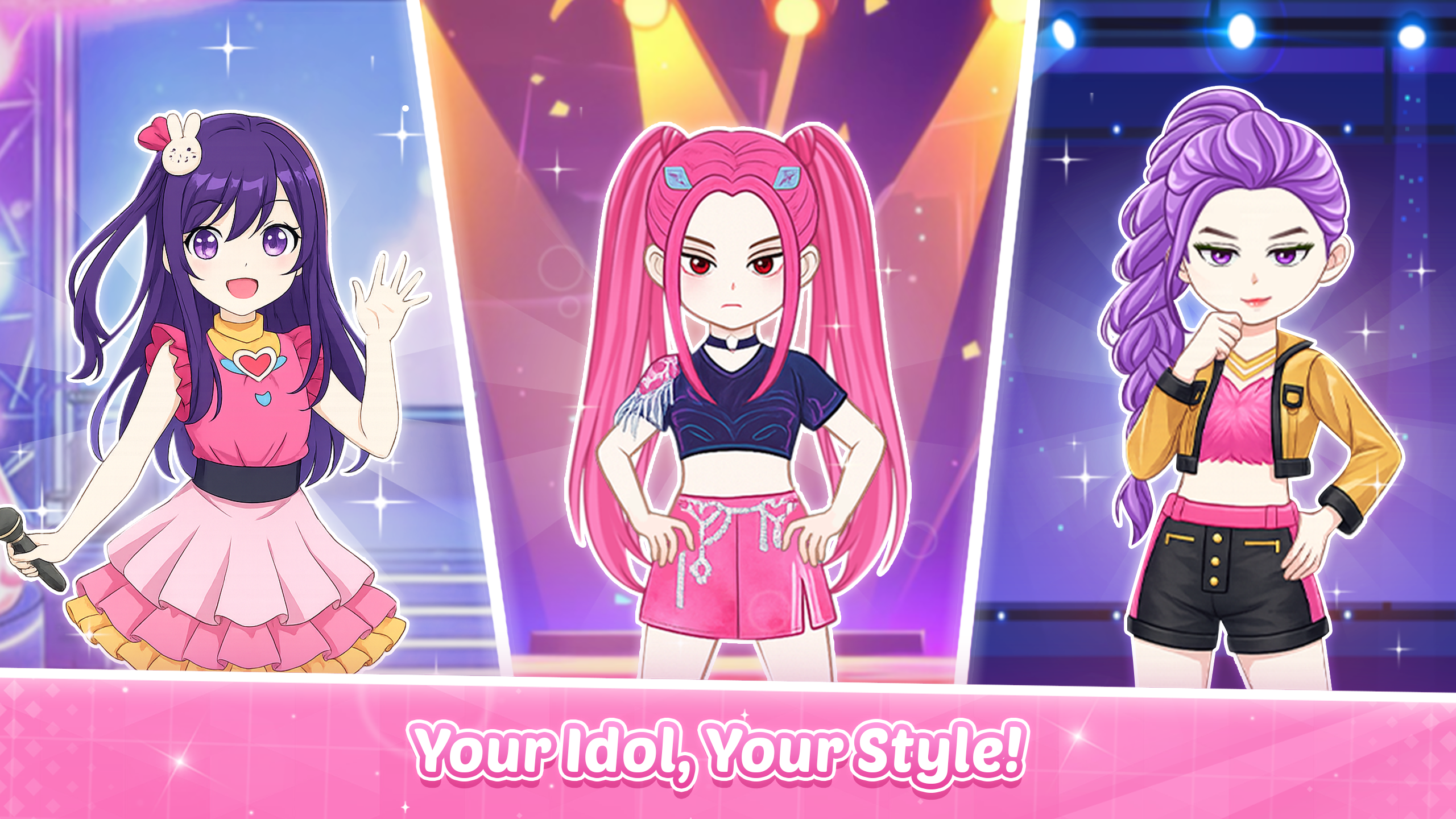 اسکرین شات 3 بازی Anime Dress Up & Makeup Doll
