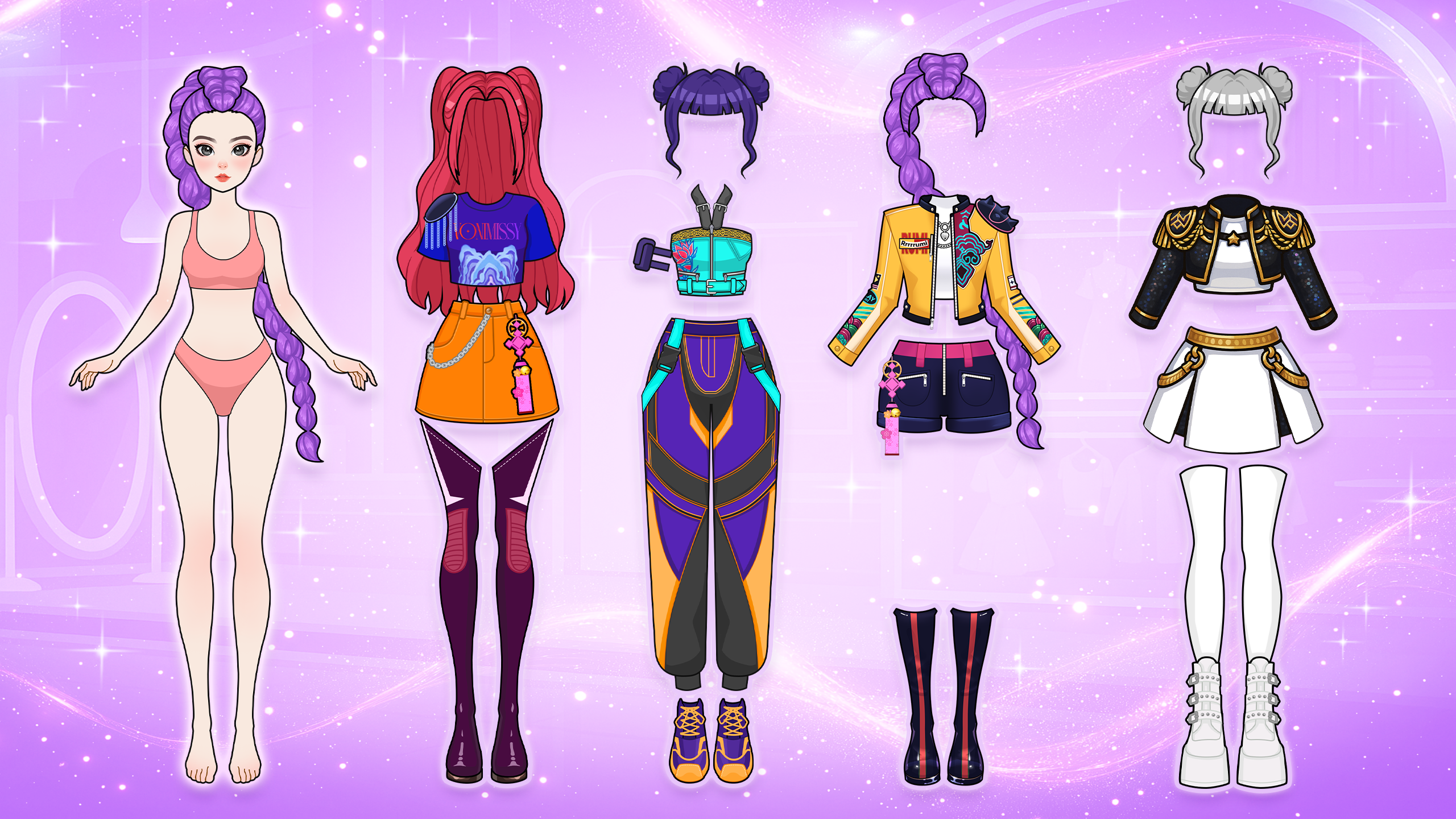 اسکرین شات 2 بازی Paper Doll Makeover & Dress Up