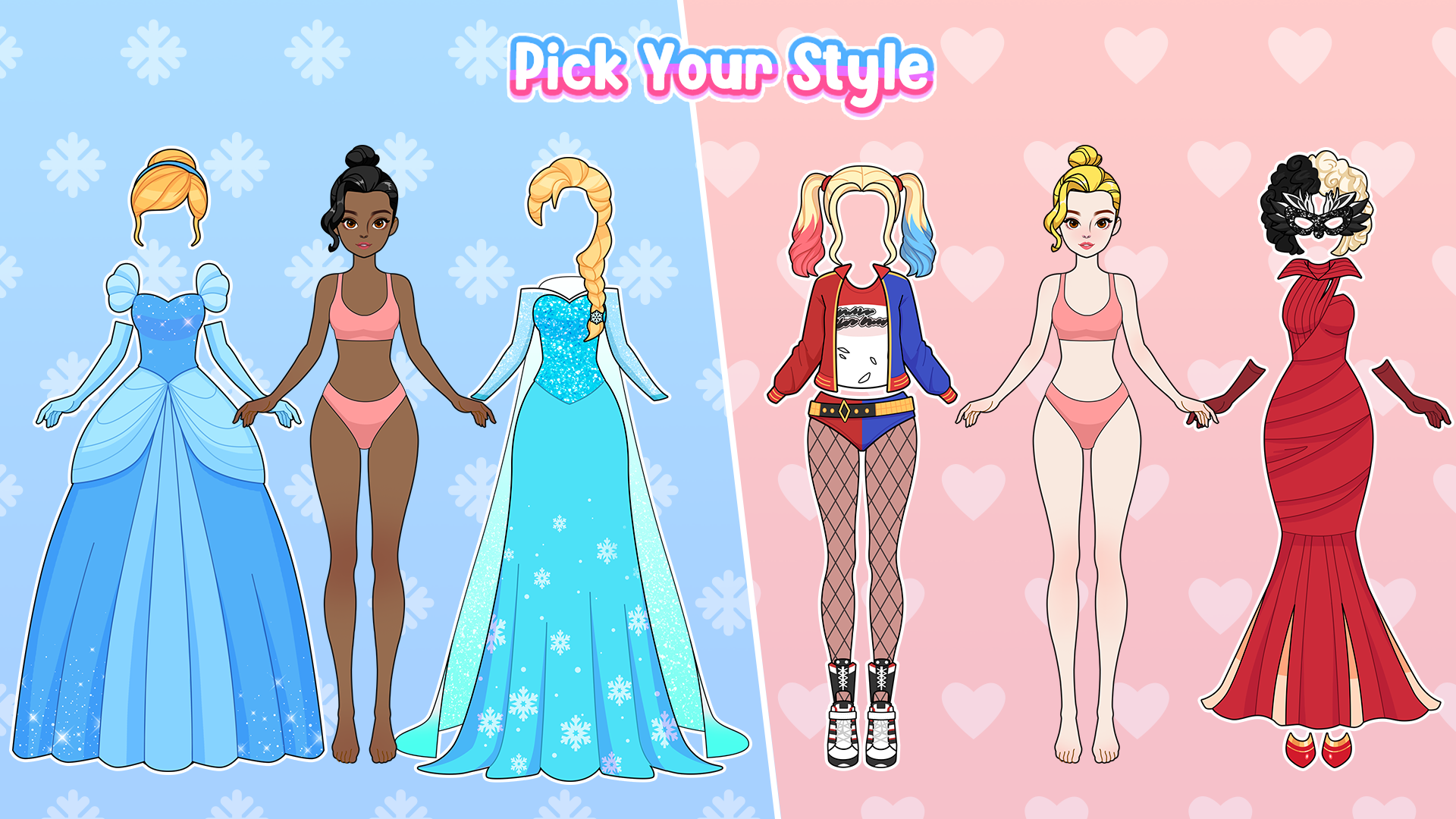 اسکرین شات 2 بازی Paper Doll Makeover & Dress Up