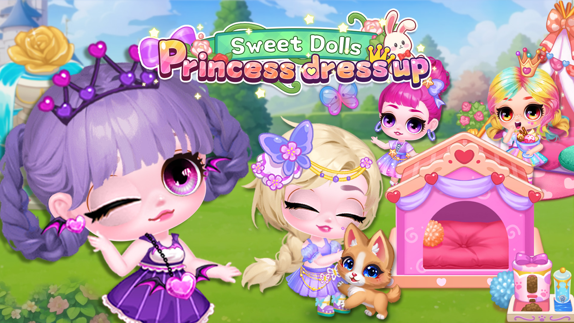 اسکرین شات 5 بازی Sweet Dolls: Princess Dress Up