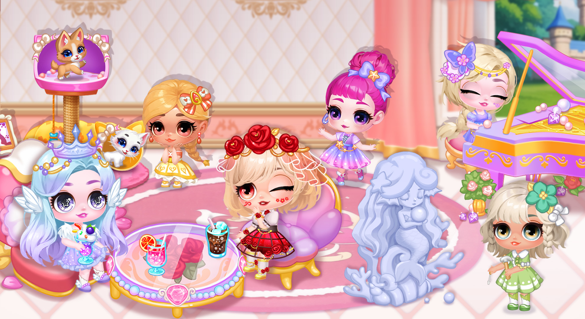 اسکرین شات 4 بازی Sweet Dolls: Princess Dress Up