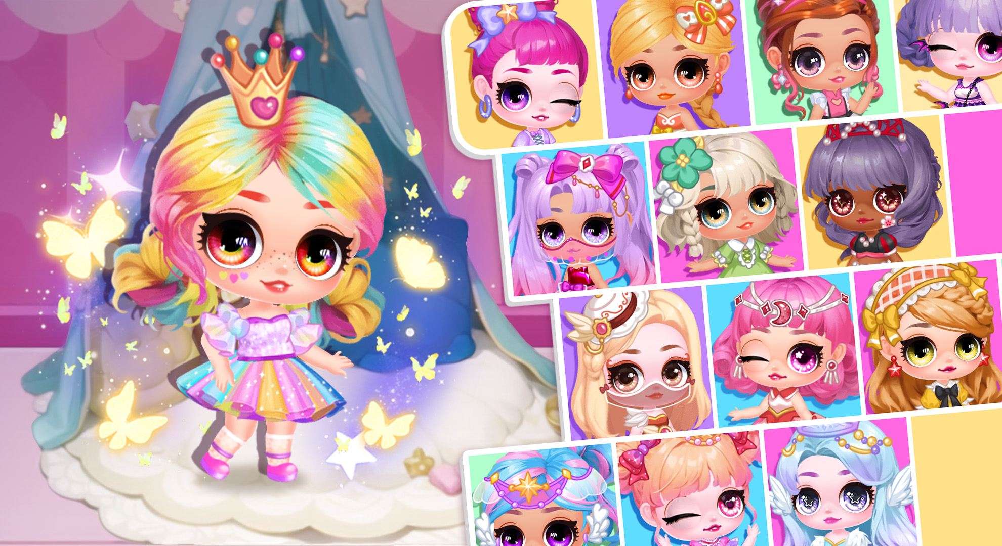 اسکرین شات 1 بازی Sweet Dolls: Princess Dress Up