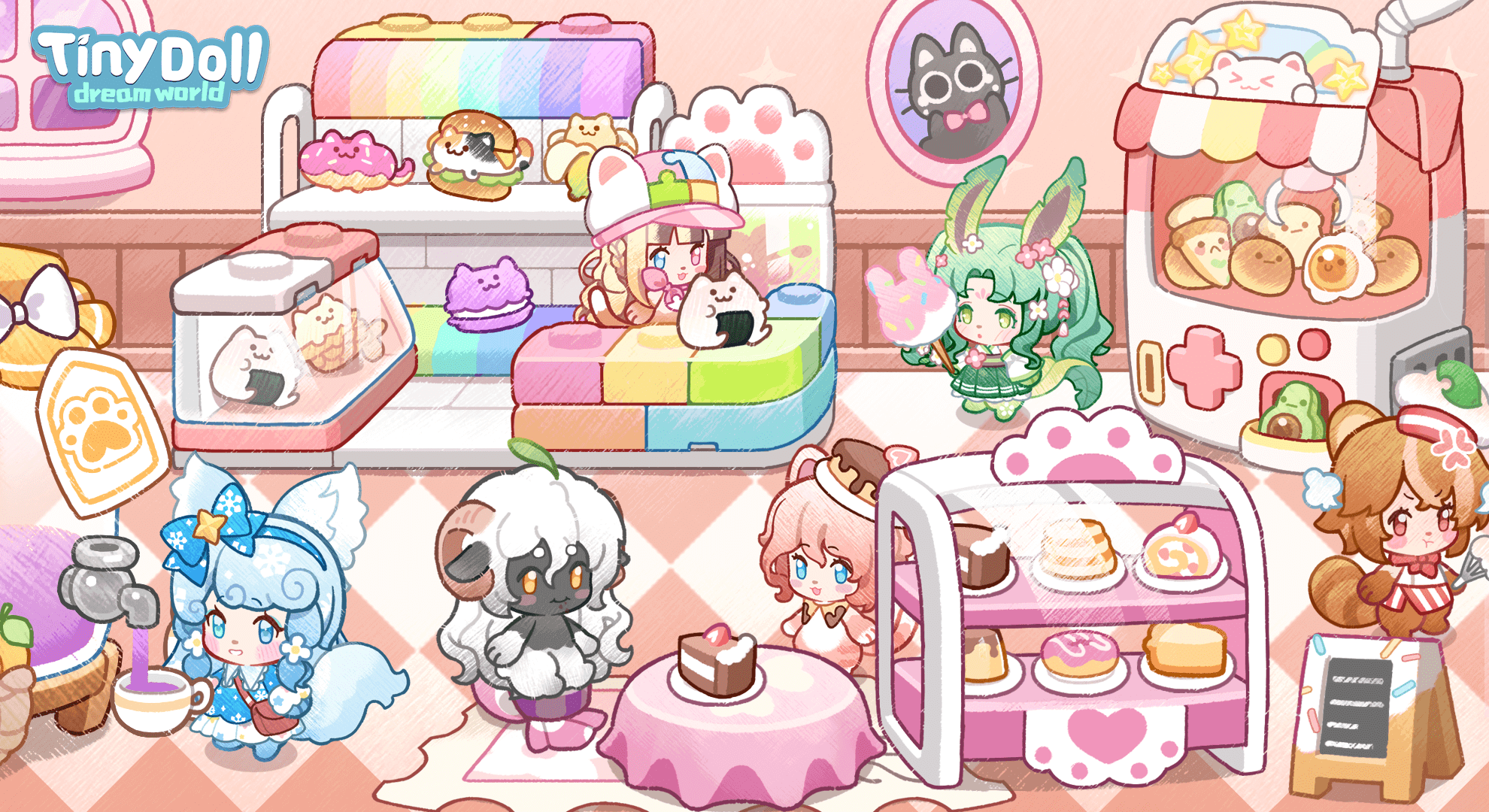 اسکرین شات 1 بازی Tiny Dolls：Dream World