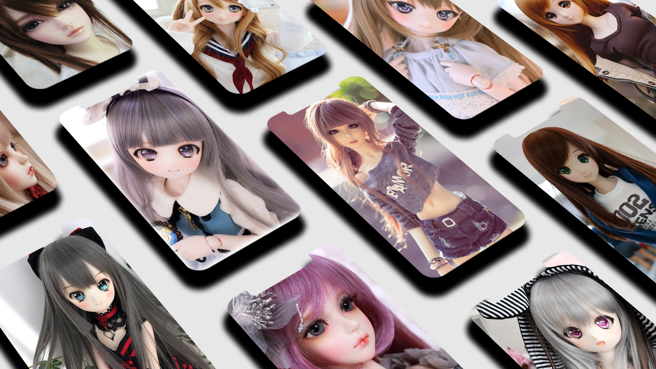 اسکرین شات 1 برنامه Doll Wallpaper