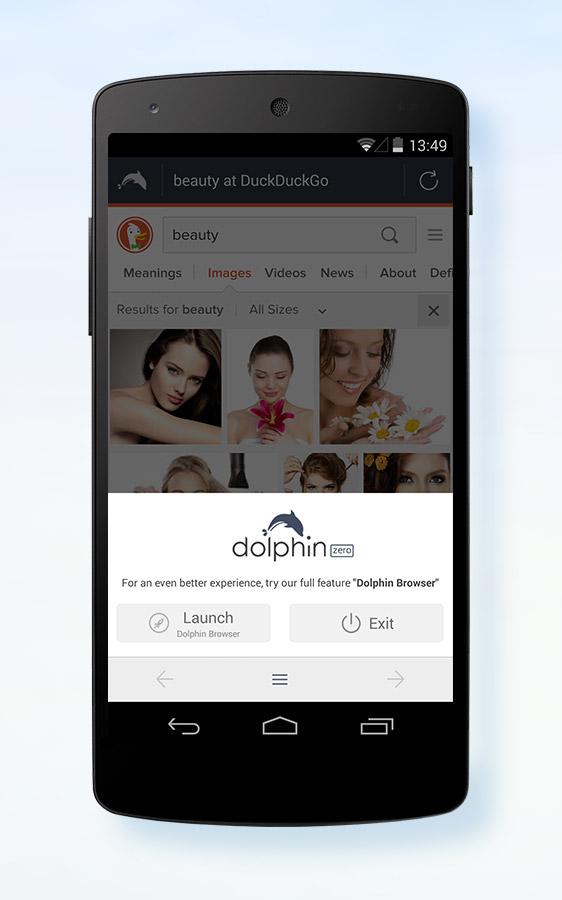 اسکرین شات 3 برنامه Dolphin Zero Incognito Browser