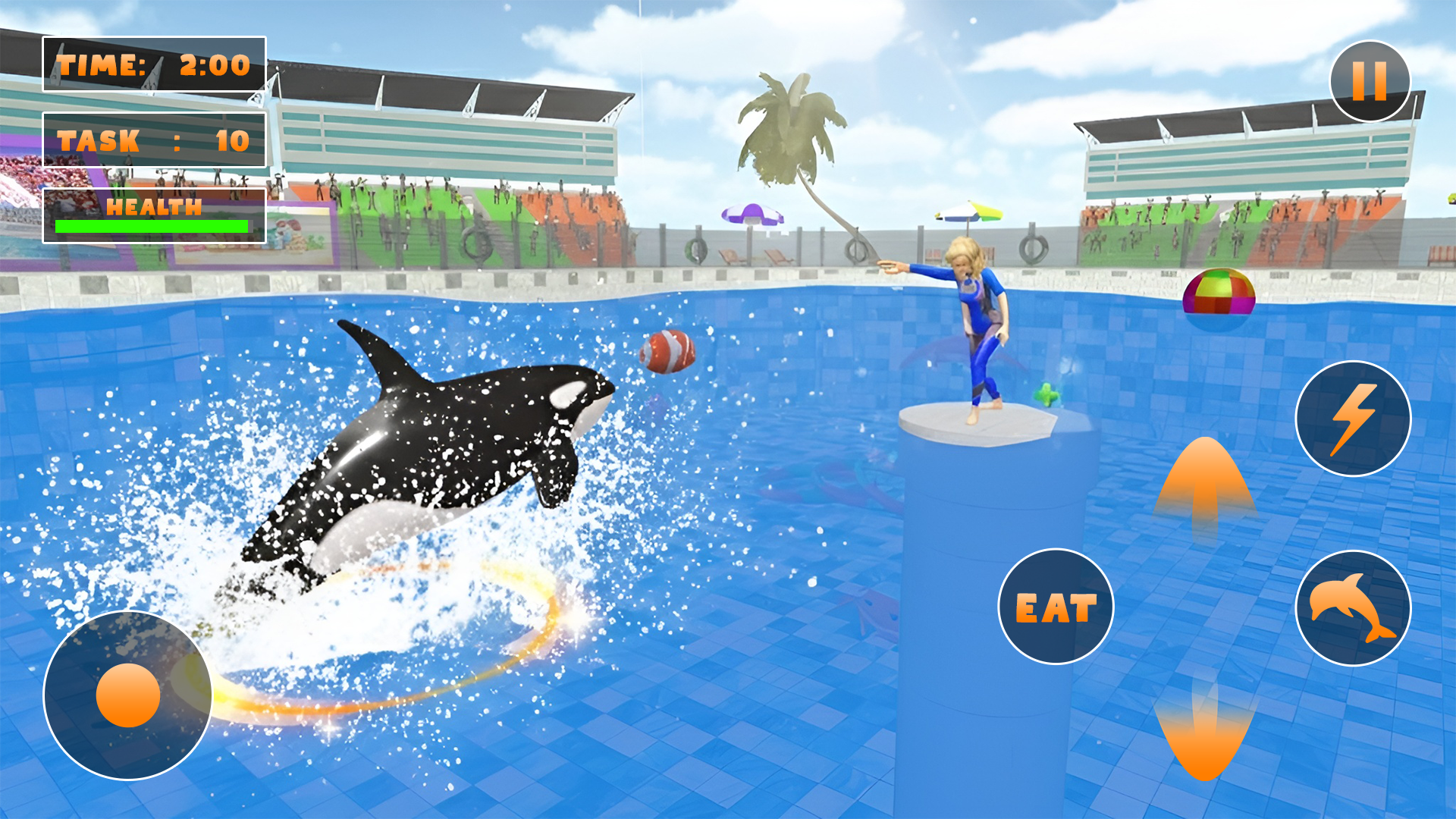 اسکرین شات 1 بازی Shark Dolphin sim Game Show
