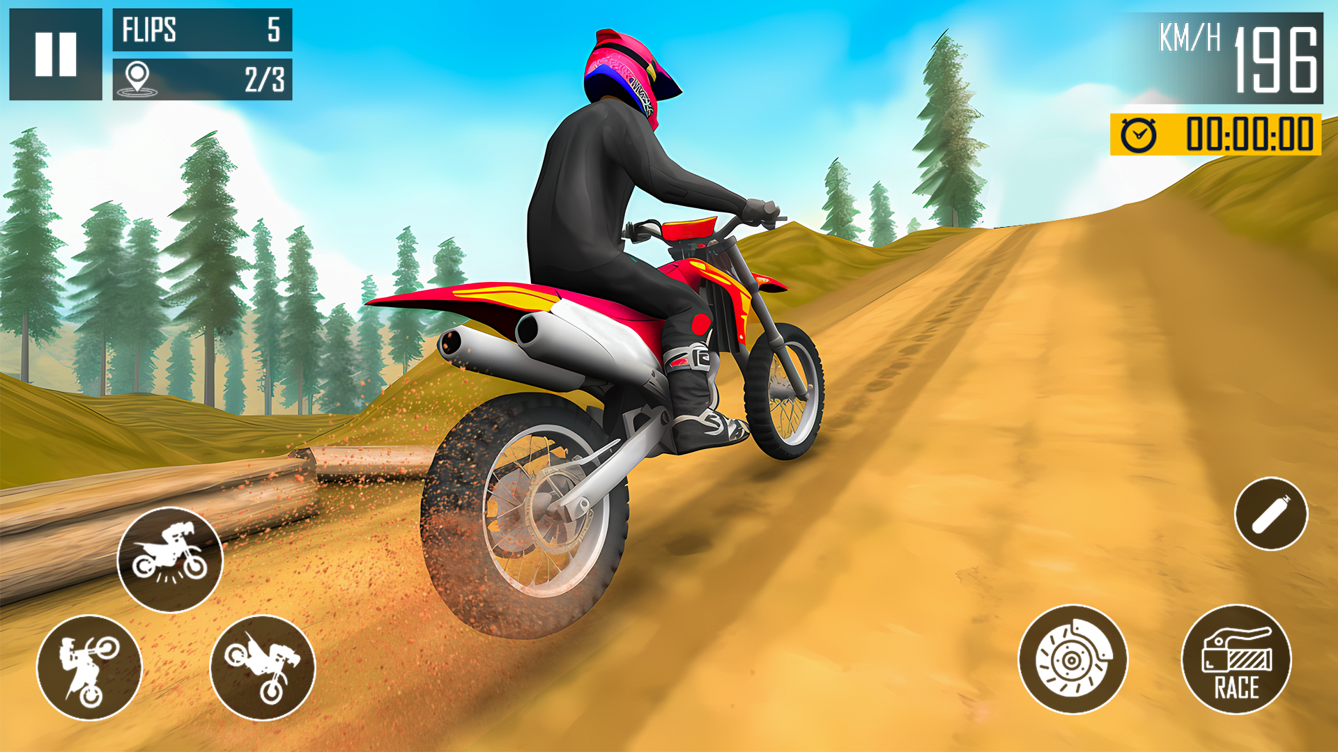 اسکرین شات 5 برنامه Ultimate Bike Stunt: Bike Game