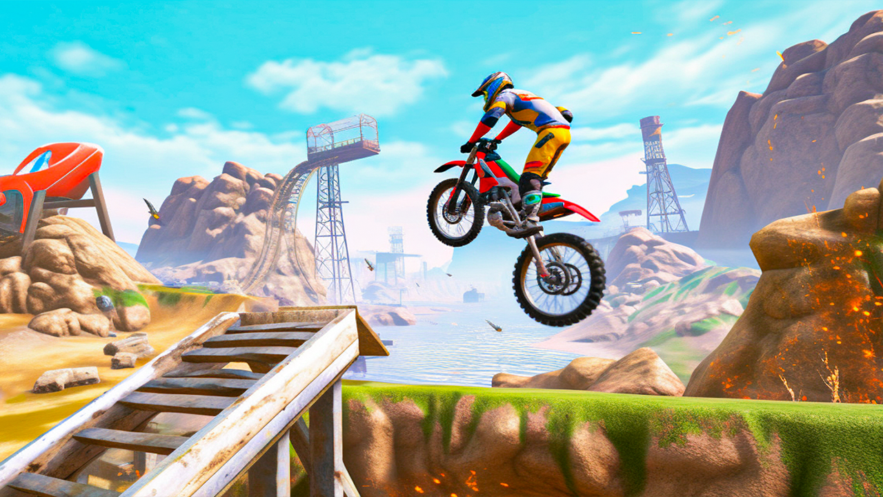 اسکرین شات 4 برنامه Ultimate Bike Stunt: Bike Game