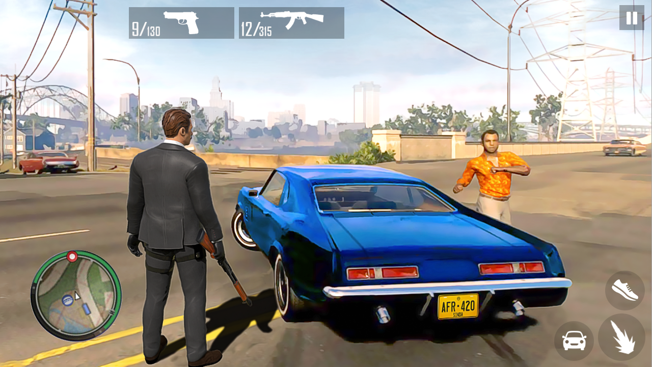 اسکرین شات 1 برنامه City Mafia Game:Gangster Games