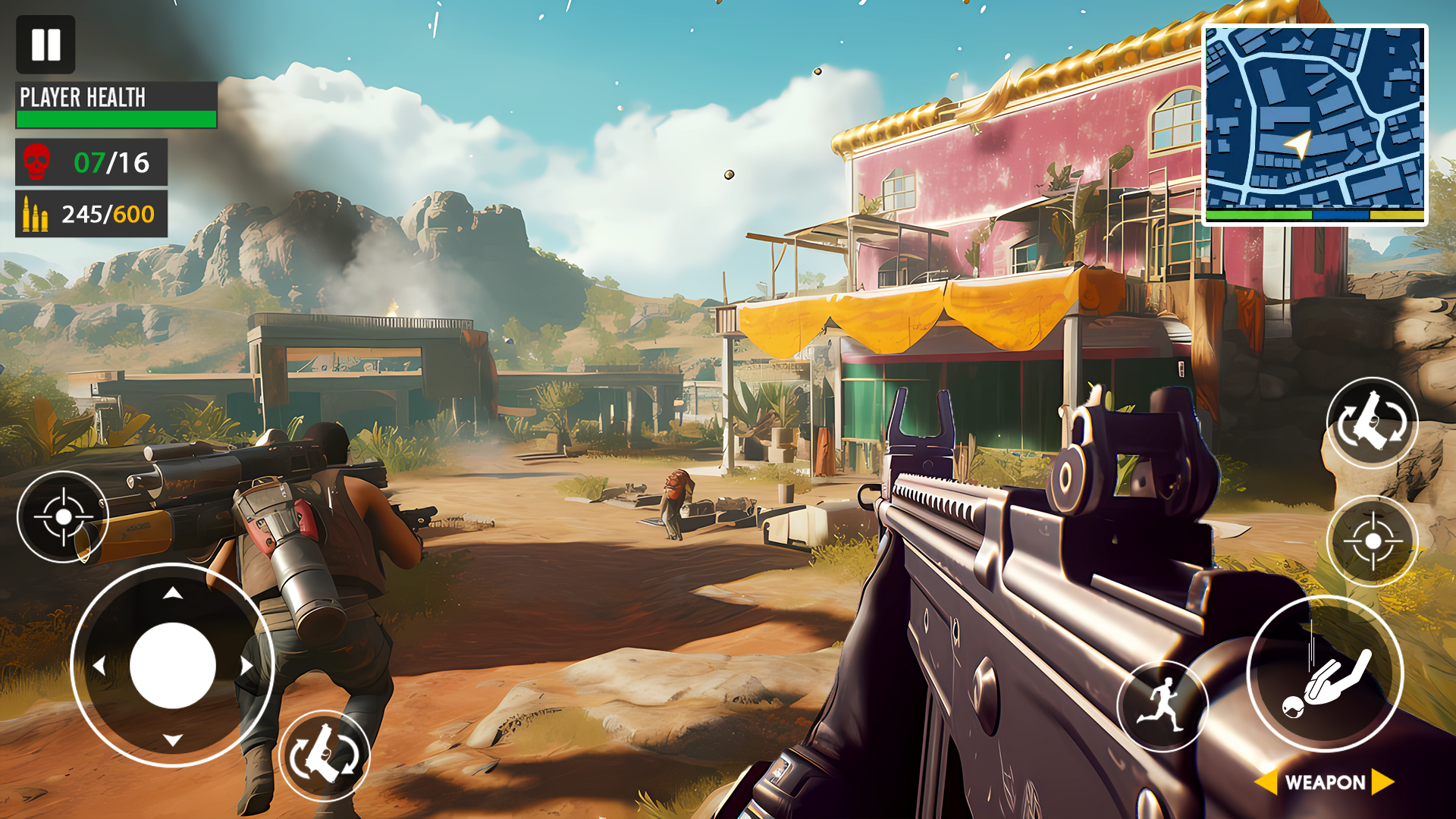 اسکرین شات 4 برنامه FPS Survival Gun Shooting Game