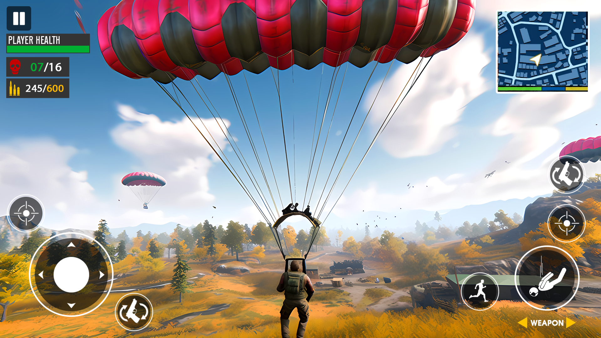 اسکرین شات 1 برنامه FPS Survival Gun Shooting Game
