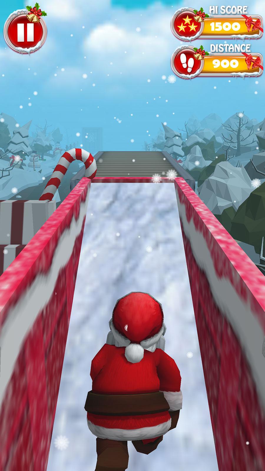 اسکرین شات 5 بازی Fun Santa Run-Christmas Runner