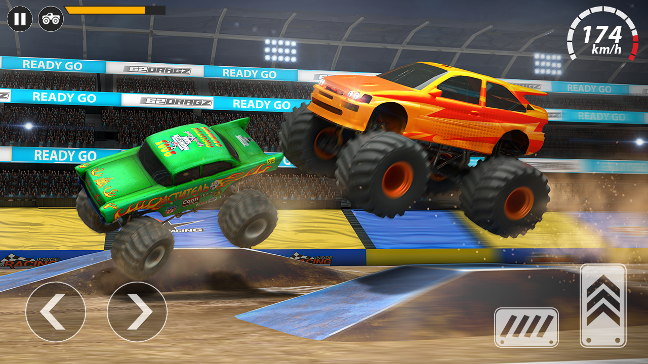 اسکرین شات 2 برنامه US Monster Truck Games Derby