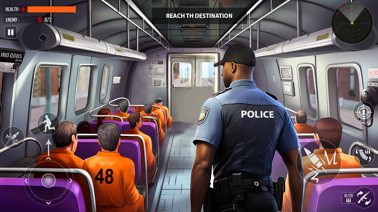اسکرین شات 7 برنامه Prison Transport: Police Game