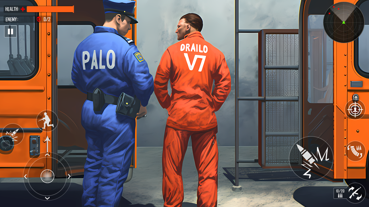 اسکرین شات 1 برنامه Prison Transport: Police Game