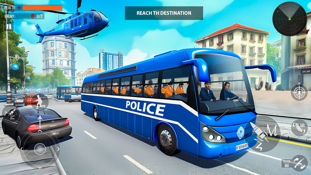 اسکرین شات 6 برنامه Prison Transport: Police Game