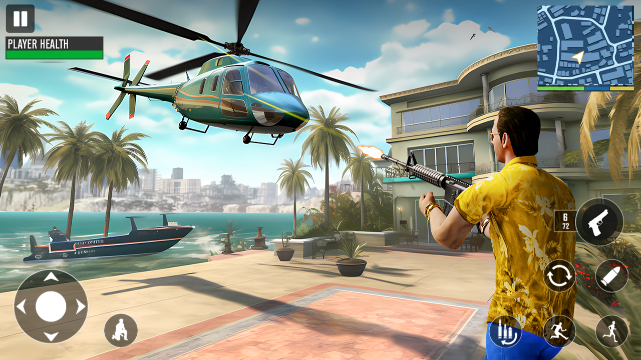 اسکرین شات 2 برنامه Real Gangster Game Vegas Crime