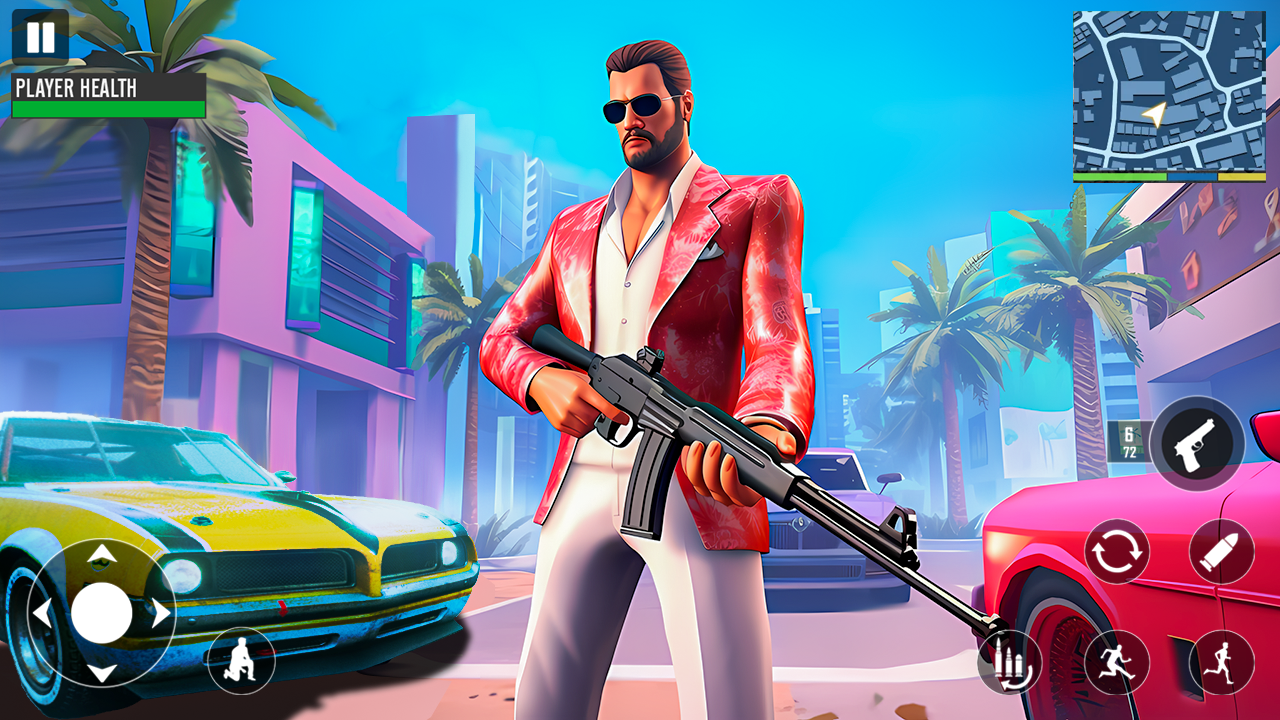 اسکرین شات 6 برنامه Real Gangster Game Vegas Crime
