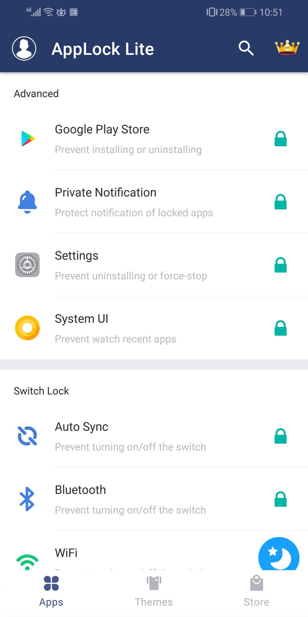 اسکرین شات 2 برنامه AppLock Lite