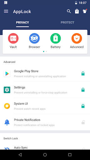 اسکرین شات 2 برنامه AppLock