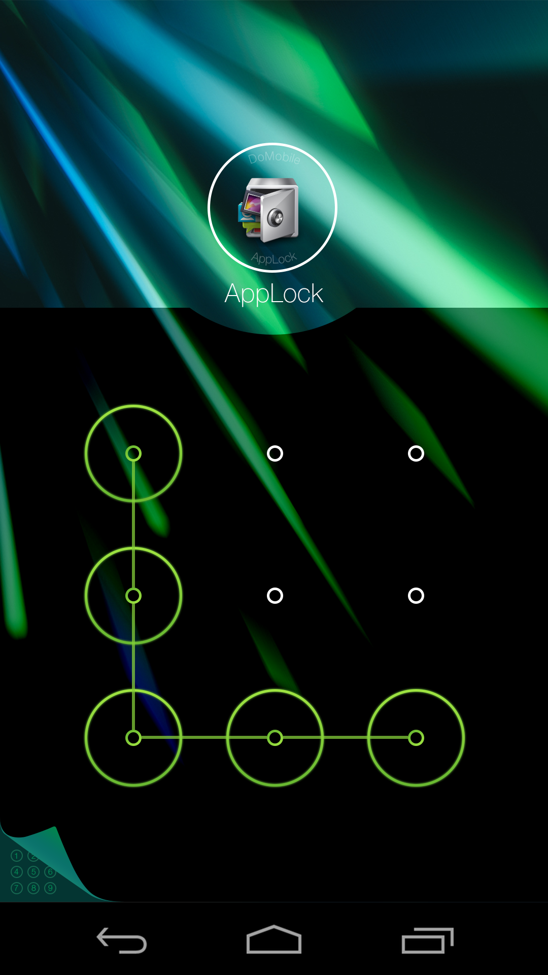 اسکرین شات 2 برنامه AppLock Theme Beam