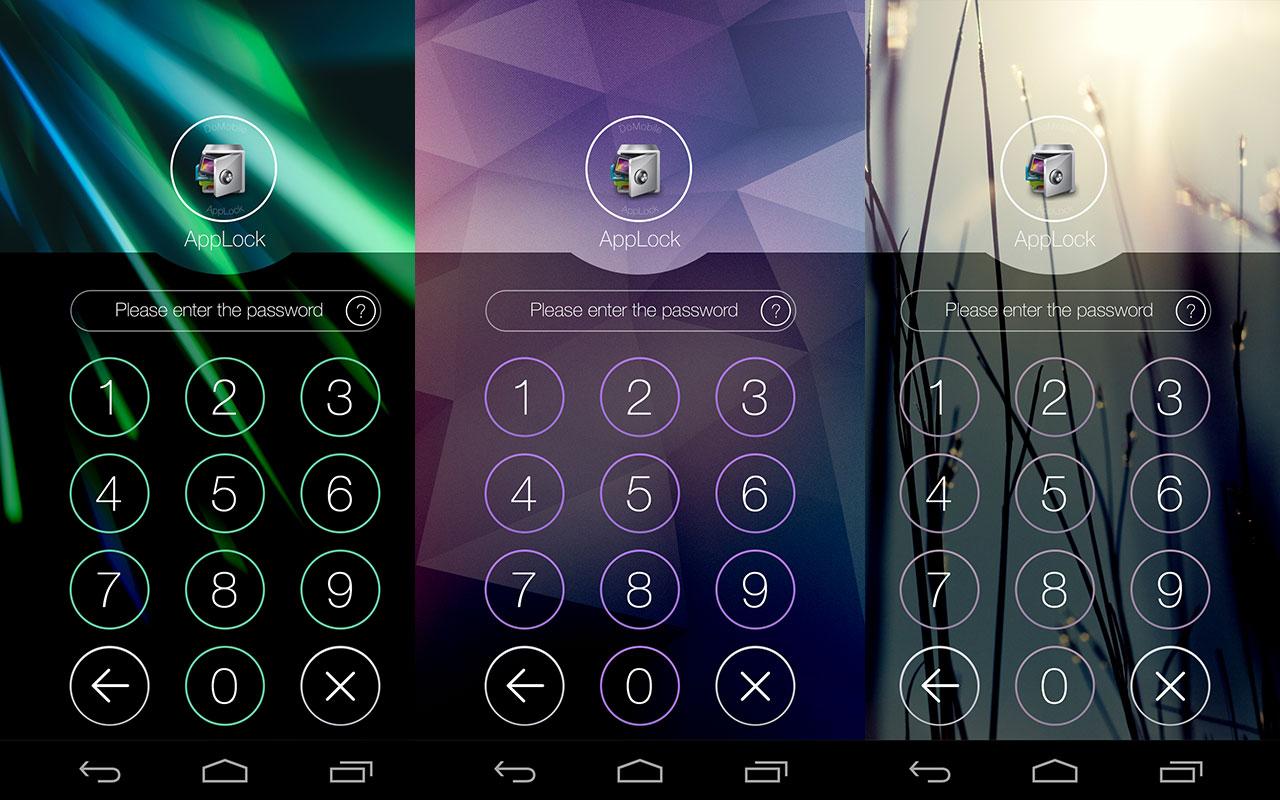 اسکرین شات 3 برنامه AppLock Theme Beam