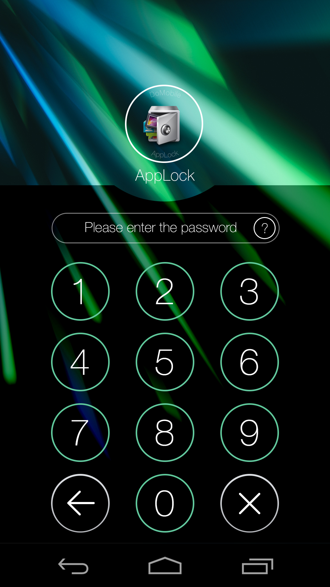 اسکرین شات 1 برنامه AppLock Theme Beam