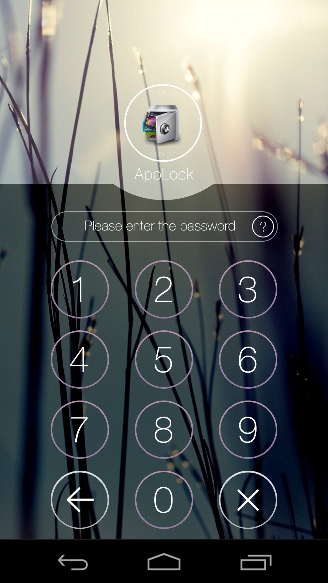 اسکرین شات 1 برنامه AppLock Theme Dawn