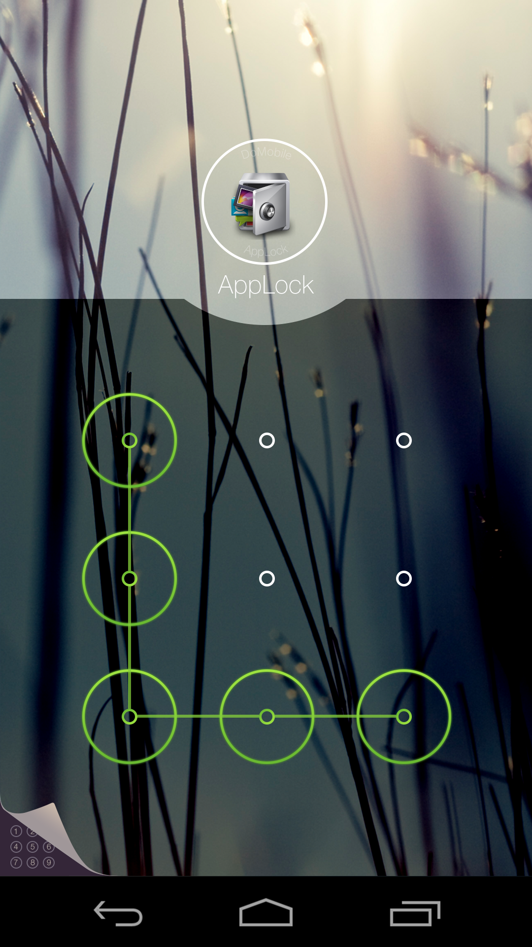 اسکرین شات 2 برنامه AppLock Theme Dawn