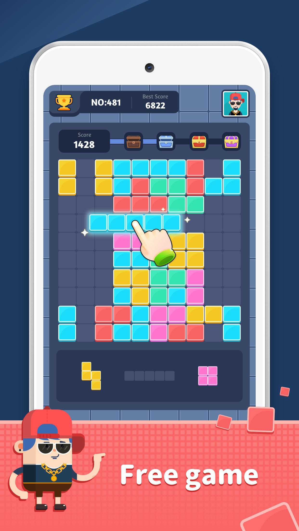 اسکرین شات 2 بازی Block puzzle
