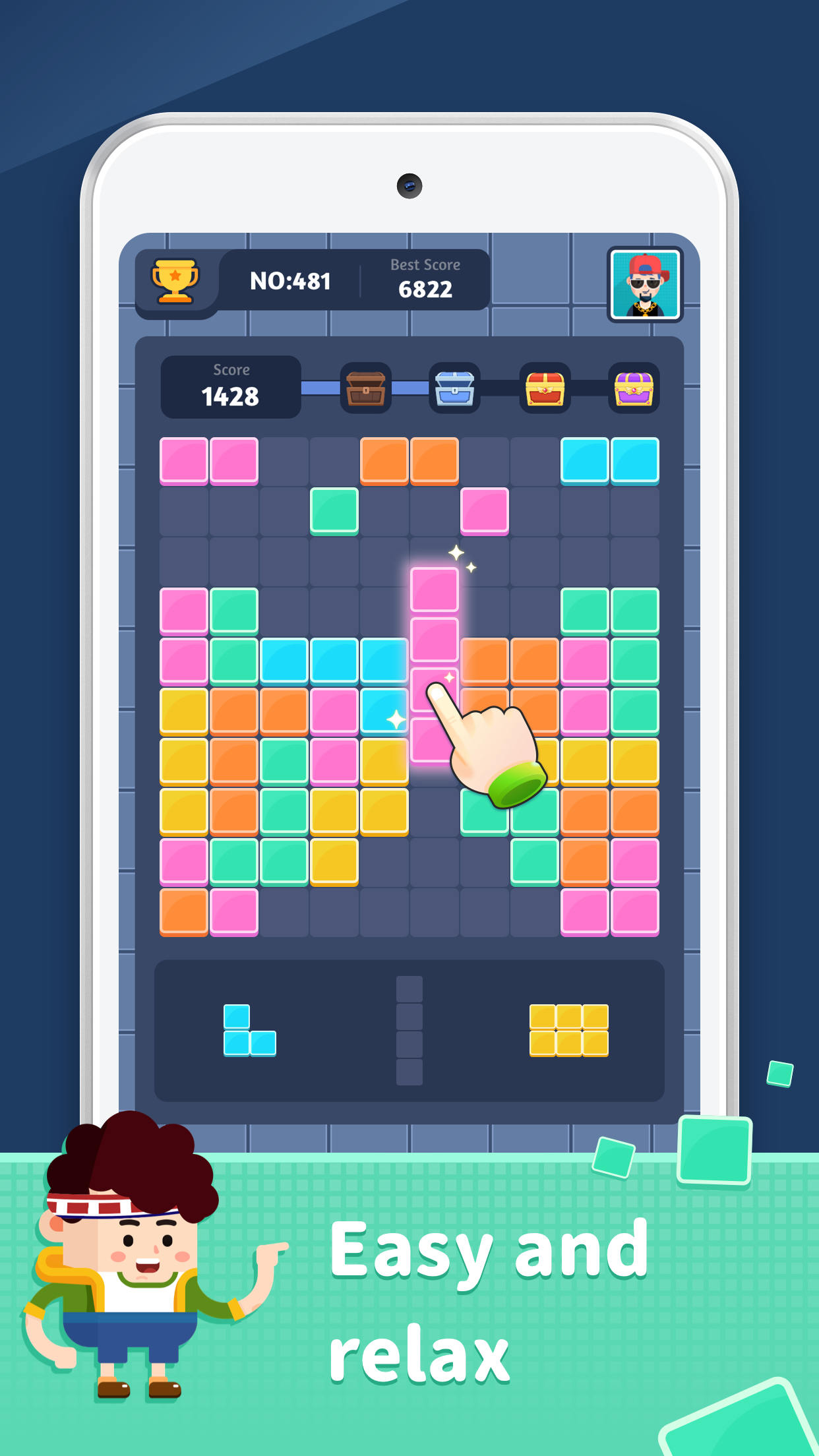 اسکرین شات 4 بازی Block puzzle
