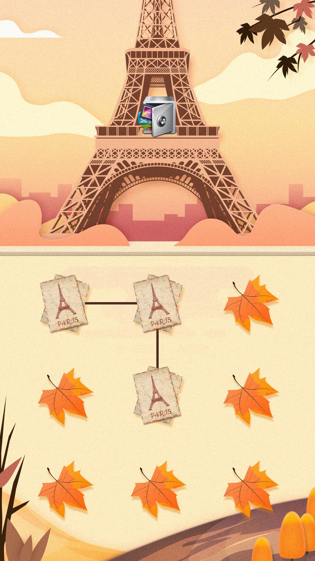 اسکرین شات 1 برنامه AppLock Theme Eiffel Tower