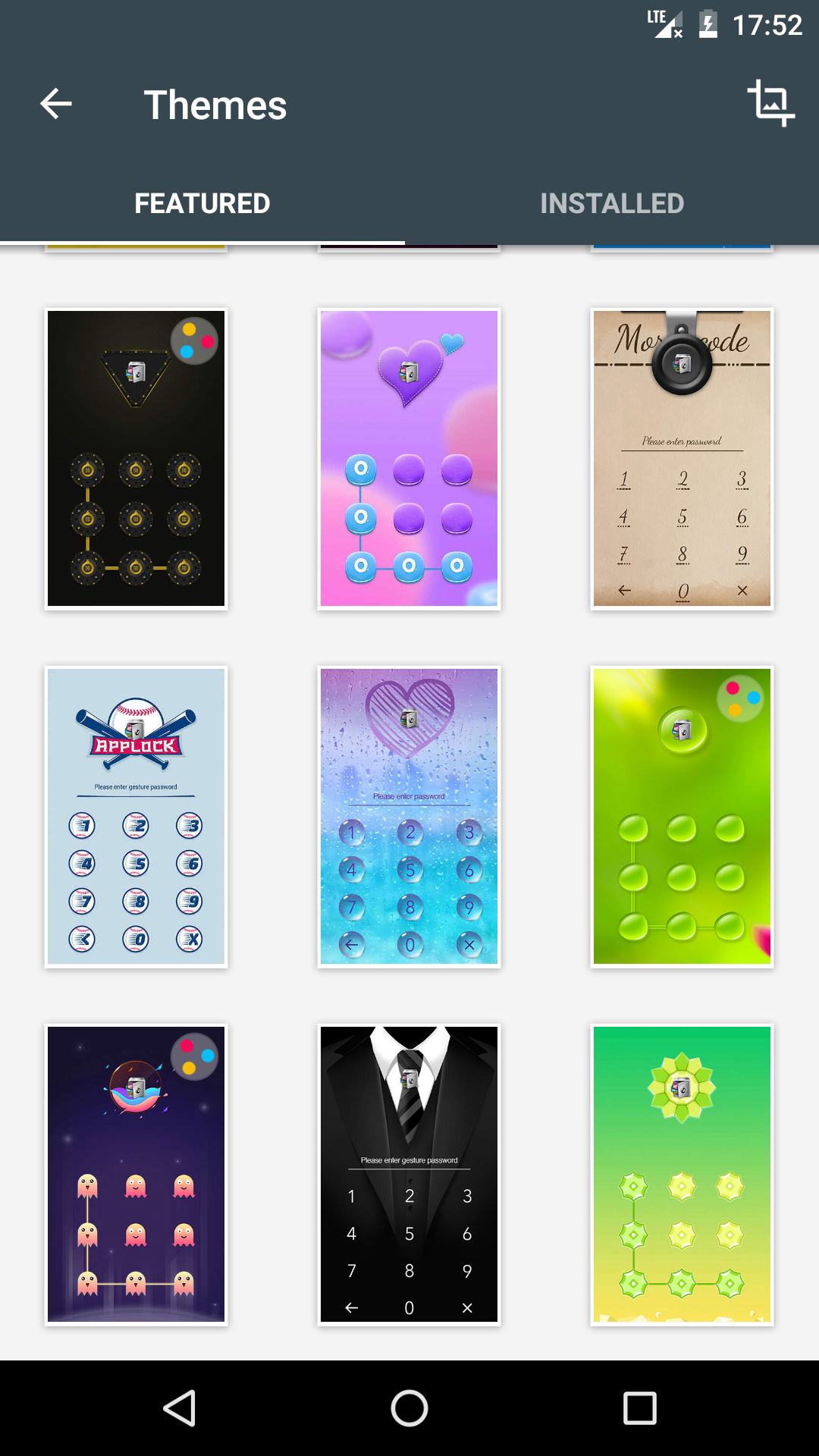اسکرین شات 3 برنامه AppLock Theme Lucky Clover