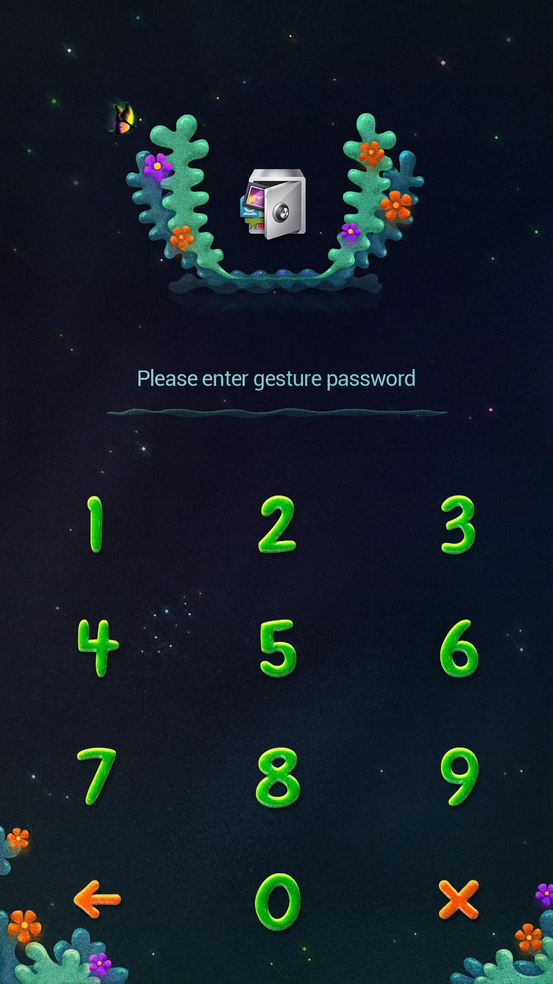 اسکرین شات 2 برنامه AppLock Theme Lucky Clover
