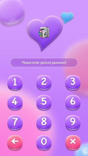 اسکرین شات 2 برنامه AppLock Theme Macaron