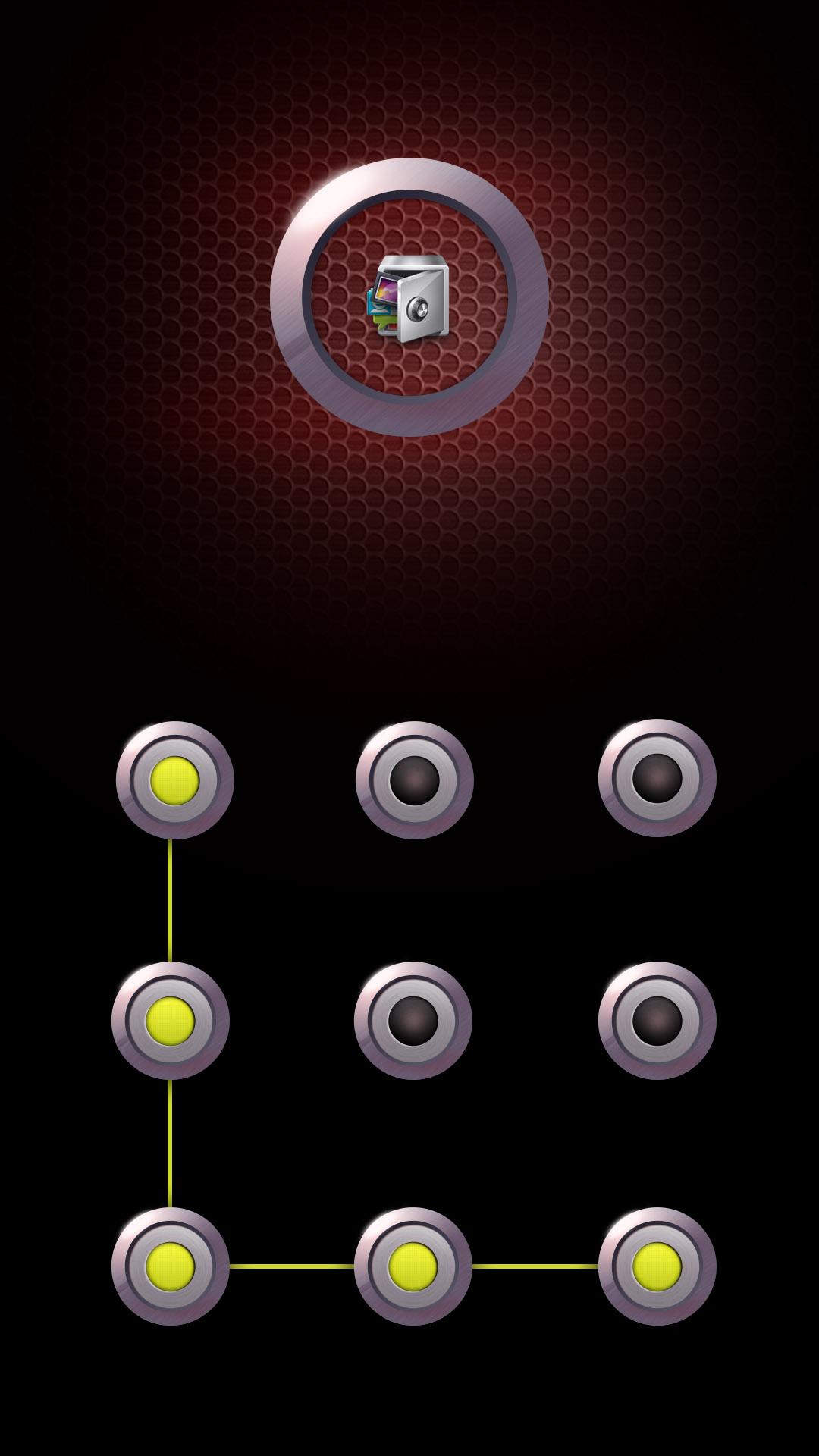 اسکرین شات 2 برنامه AppLock Theme Metal