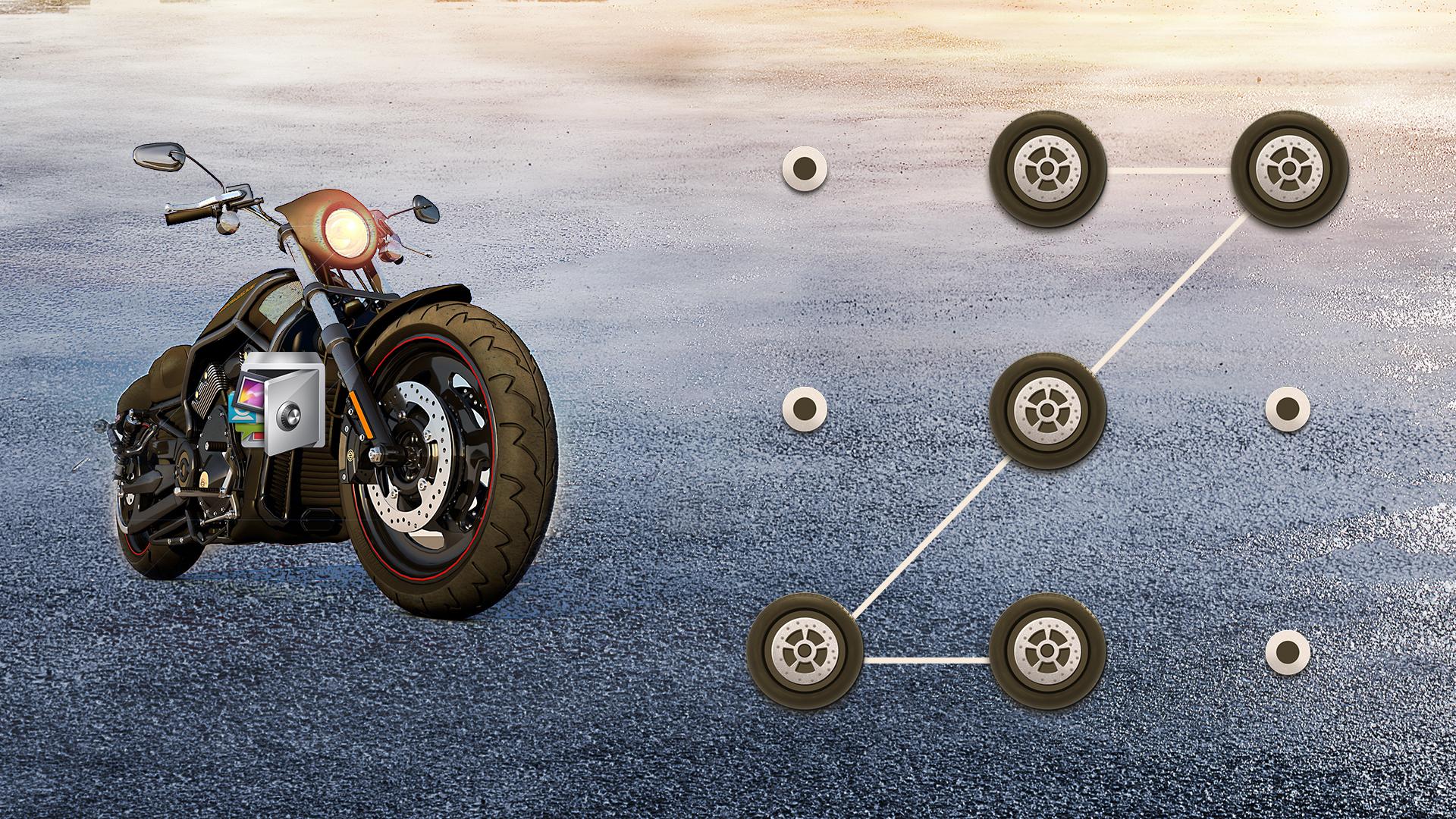 اسکرین شات 4 برنامه AppLock Theme Motorcycle