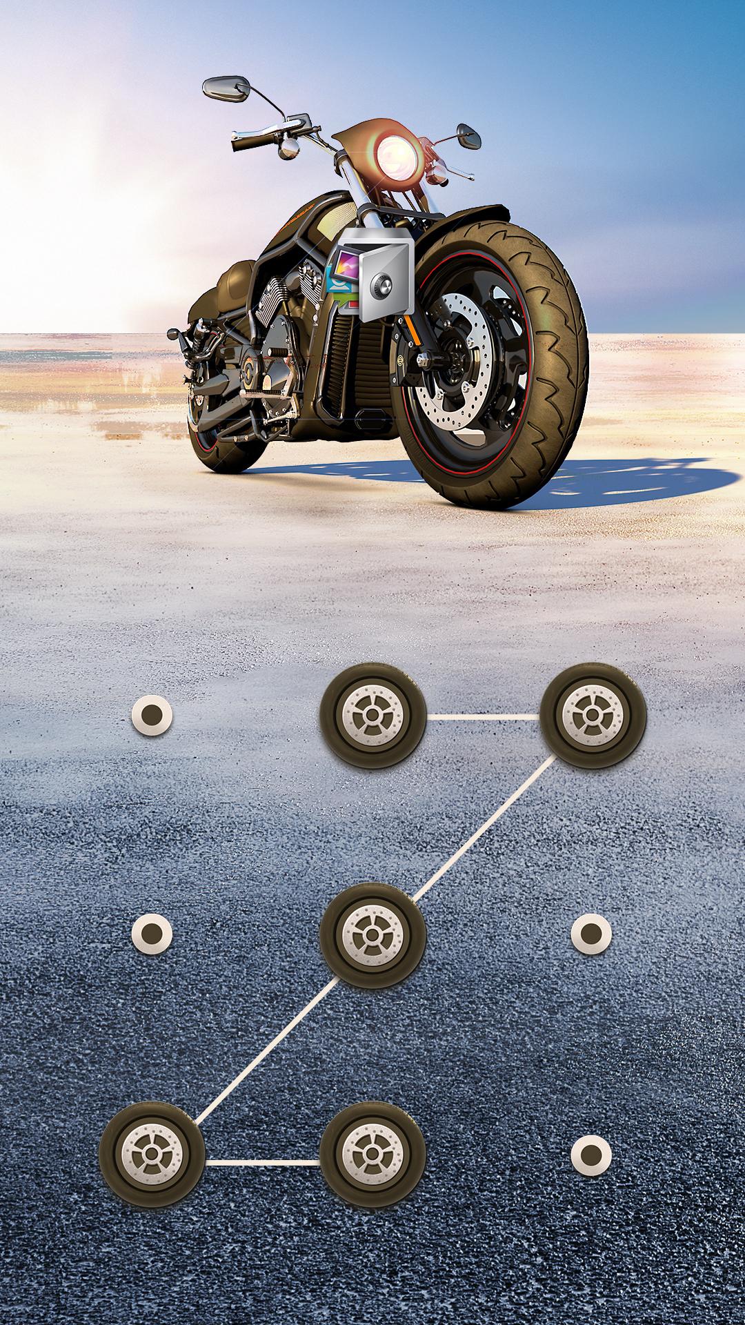 اسکرین شات 1 برنامه AppLock Theme Motorcycle